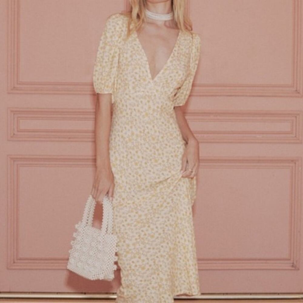 Spell & The Gypsy Mossy Bias-Cut Midi Dress Size Medium